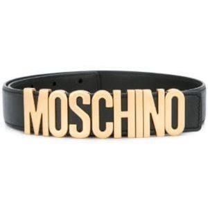 Moschino - BELT IN LEATHER WITH LOGO